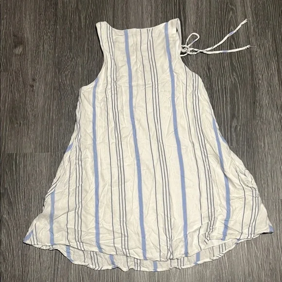 Vestique Blue and White Striped Mini Dress - Picture 7 of 10